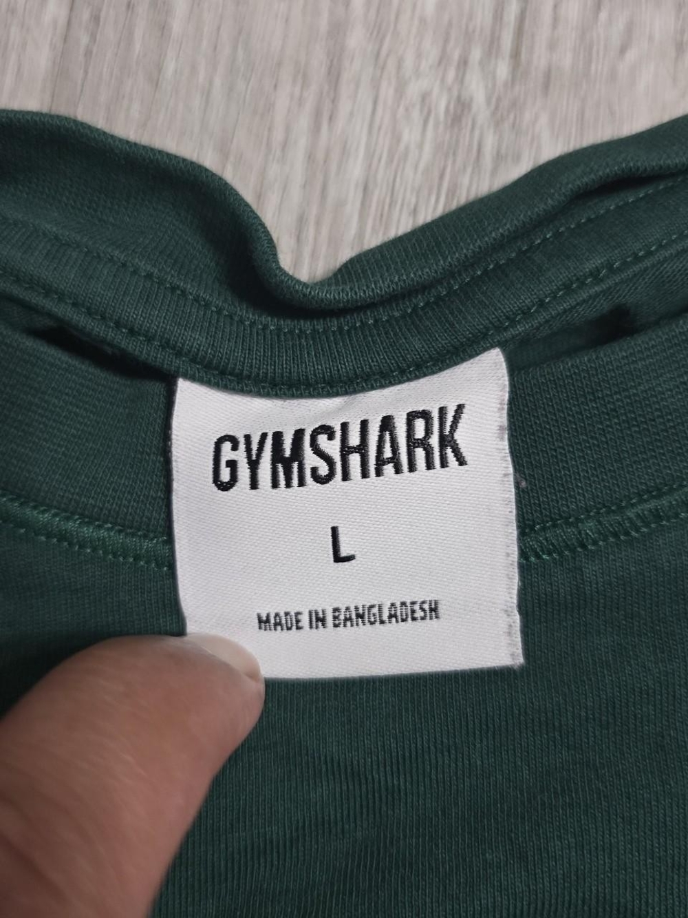 Gymshark Dark Green L/S Tee Womens Workout Activewear Large - Picture 3 of 6
